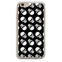 CaseCompany Musketon Skulls: iPhone 6 Plus / 6S Plus Transparant Hoesje
