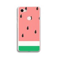 CaseCompany Watermeloen: Google Pixel 3 XL Transparant Hoesje