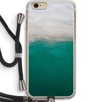 CaseCompany Stranded: iPhone 6 PLUS / 6S PLUS Transparant Hoesje met koord