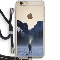 CaseCompany Wanderlust: iPhone 6 PLUS / 6S PLUS Transparant Hoesje met koord
