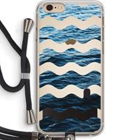 CaseCompany Oceaan: iPhone 6 PLUS / 6S PLUS Transparant Hoesje met koord