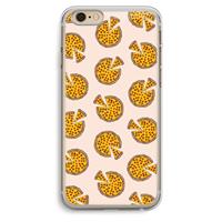 CaseCompany You Had Me At Pizza: iPhone 6 Plus / 6S Plus Transparant Hoesje