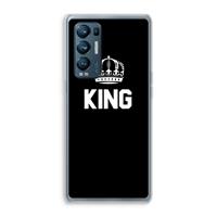 CaseCompany King zwart: Oppo Find X3 Neo Transparant Hoesje