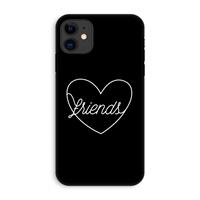 CaseCompany Friends heart black: iPhone 11 Tough Case