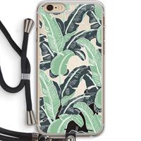 CaseCompany This Sh*t Is Bananas: iPhone 6 PLUS / 6S PLUS Transparant Hoesje met koord