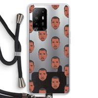 CaseCompany Kanye Call Me℃: Oppo A95 5G Transparant Hoesje met koord
