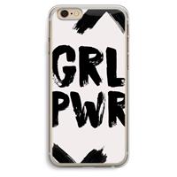CaseCompany Girl Power #2: iPhone 6 Plus / 6S Plus Transparant Hoesje