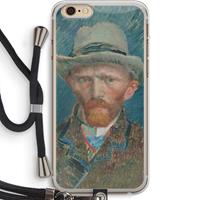CaseCompany Van Gogh: iPhone 6 PLUS / 6S PLUS Transparant Hoesje met koord
