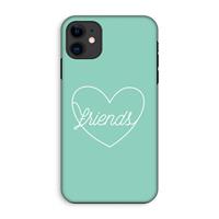 CaseCompany Friends heart pastel: iPhone 11 Tough Case