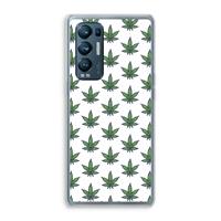 CaseCompany Weed: Oppo Find X3 Neo Transparant Hoesje