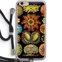 CaseCompany Haeckel Ascidiae: iPhone 6 PLUS / 6S PLUS Transparant Hoesje met koord