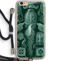 CaseCompany Haeckel Cubomedusae: iPhone 6 PLUS / 6S PLUS Transparant Hoesje met koord