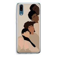 CaseCompany Sweet creatures: Huawei P20 Transparant Hoesje