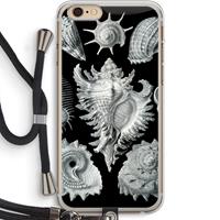 CaseCompany Haeckel Prosobranchia: iPhone 6 PLUS / 6S PLUS Transparant Hoesje met koord