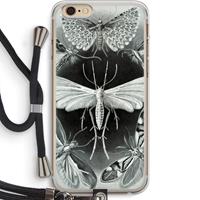 CaseCompany Haeckel Tineida: iPhone 6 PLUS / 6S PLUS Transparant Hoesje met koord