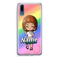 CaseCompany Chibi Maker vrouw: Huawei P20 Transparant Hoesje
