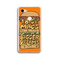 CaseCompany Big Macs Bigger Dreams: Google Pixel 3 XL Transparant Hoesje
