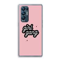 CaseCompany Girl Gang: Oppo Find X3 Neo Transparant Hoesje