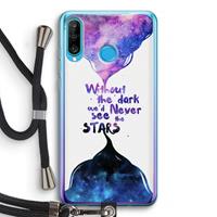 CaseCompany Stars quote: Huawei P30 Lite Transparant Hoesje met koord