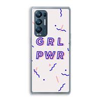 CaseCompany GRL PWR: Oppo Find X3 Neo Transparant Hoesje