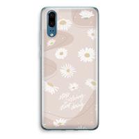 CaseCompany Daydreaming becomes reality: Huawei P20 Transparant Hoesje
