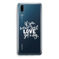 CaseCompany Partner in crime: Huawei P20 Transparant Hoesje