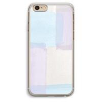 CaseCompany Square pastel: iPhone 6 Plus / 6S Plus Transparant Hoesje