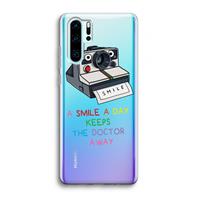 CaseCompany Smile: Huawei P30 Pro Transparant Hoesje