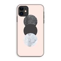 CaseCompany Marmeren cirkels: iPhone 11 Tough Case