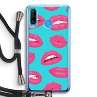 CaseCompany Bite my lip: Huawei P30 Lite Transparant Hoesje met koord