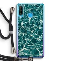 CaseCompany Weerkaatsing water: Huawei P30 Lite Transparant Hoesje met koord