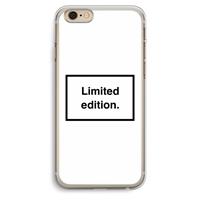 CaseCompany Limited edition: iPhone 6 Plus / 6S Plus Transparant Hoesje