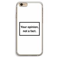 CaseCompany Your opinion: iPhone 6 Plus / 6S Plus Transparant Hoesje