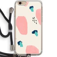 CaseCompany Monday Surprise: iPhone 6 PLUS / 6S PLUS Transparant Hoesje met koord