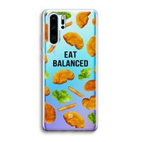 CaseCompany Eat Balanced: Huawei P30 Pro Transparant Hoesje
