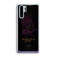 CaseCompany Praying For My Haters: Huawei P30 Pro Transparant Hoesje