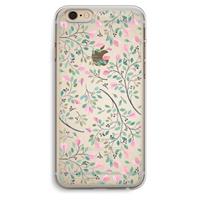 CaseCompany Sierlijke bloemen: iPhone 6 Plus / 6S Plus Transparant Hoesje