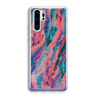 CaseCompany Electric Times: Huawei P30 Pro Transparant Hoesje