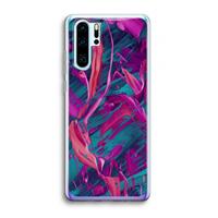 CaseCompany Pink Clouds: Huawei P30 Pro Transparant Hoesje