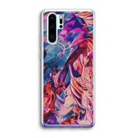CaseCompany Pink Orchard: Huawei P30 Pro Transparant Hoesje