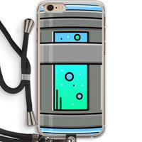 CaseCompany Chug Bottle: iPhone 6 PLUS / 6S PLUS Transparant Hoesje met koord