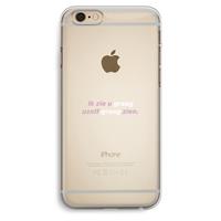CaseCompany uzelf graag zien: iPhone 6 Plus / 6S Plus Transparant Hoesje