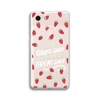 CaseCompany Don't forget to have a great day: Google Pixel 3 XL Transparant Hoesje