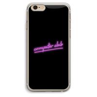 CaseCompany Vice Black: iPhone 6 Plus / 6S Plus Transparant Hoesje