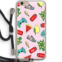 CaseCompany Things Jamie Loves: iPhone 6 PLUS / 6S PLUS Transparant Hoesje met koord