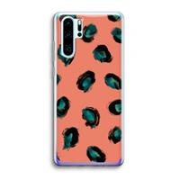 CaseCompany Pink Cheetah: Huawei P30 Pro Transparant Hoesje