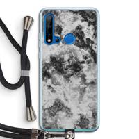 CaseCompany Onweer: Huawei P20 Lite (2019) Transparant Hoesje met koord