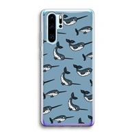 CaseCompany Narwhal: Huawei P30 Pro Transparant Hoesje