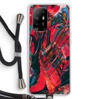 CaseCompany Endless Descent: Oppo A95 5G Transparant Hoesje met koord