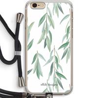 CaseCompany Branch up your life: iPhone 6 PLUS / 6S PLUS Transparant Hoesje met koord
